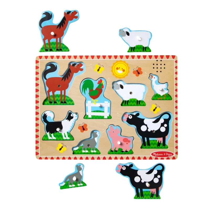 Melissa & Doug Sound Puzzle, Farm