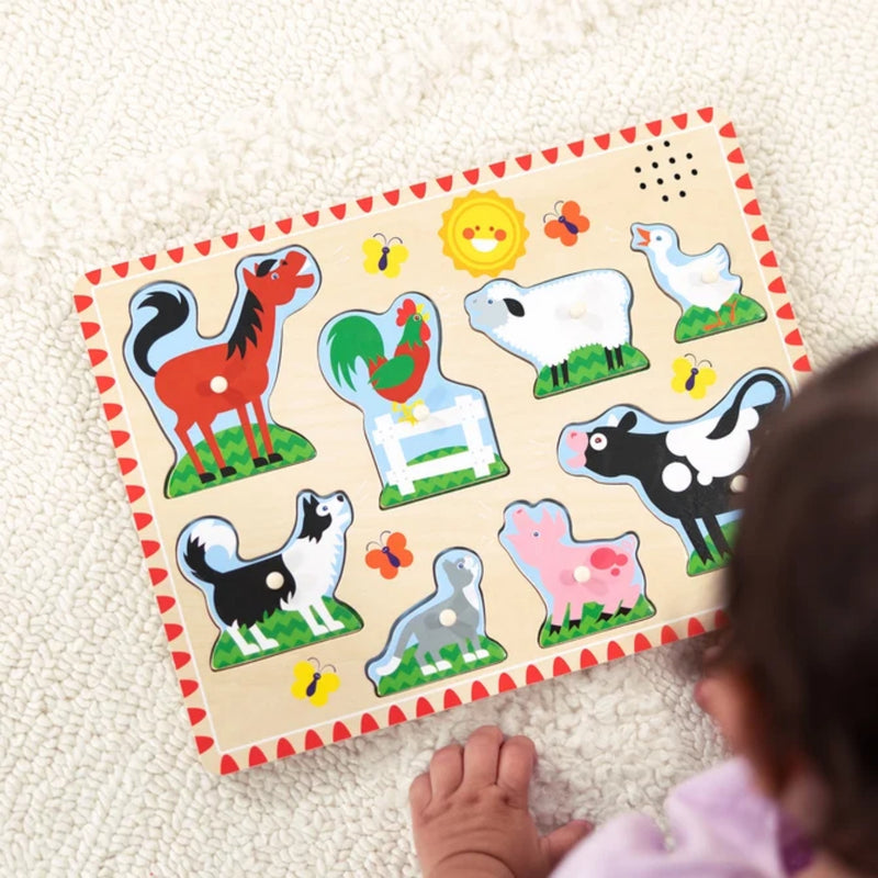 Melissa & Doug Sound Puzzle, Farm