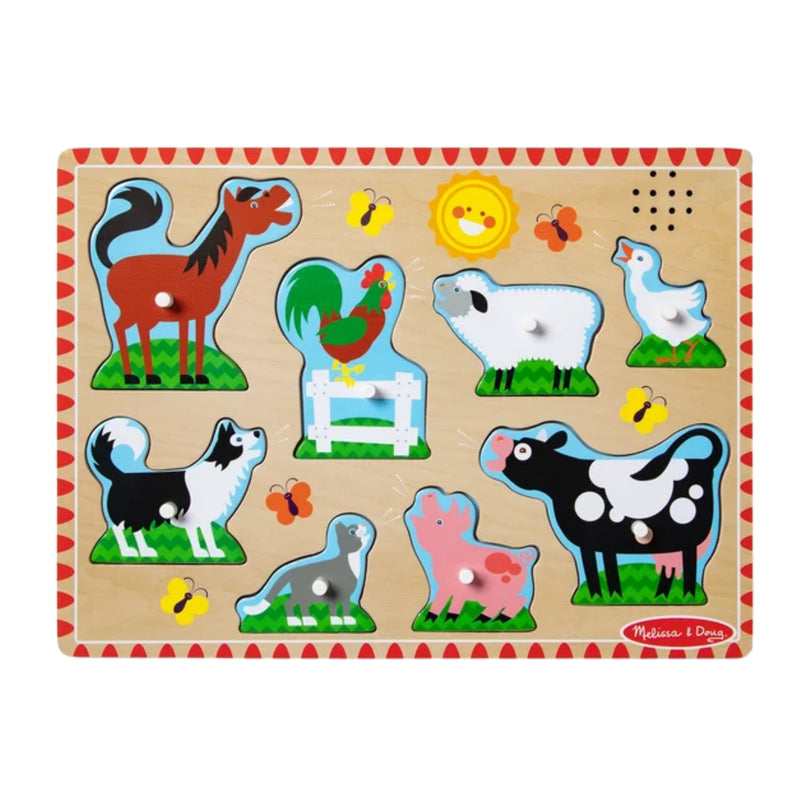 Melissa & Doug Sound Puzzle, Farm