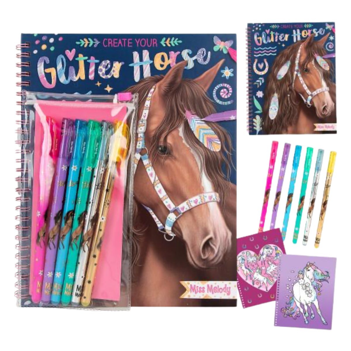 Miss Melody Create Your Own Glitter Horses