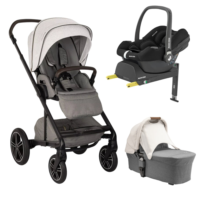 Nuna Mixx Next Mineral - with Maxi Cosi Cabriofix