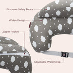 Momcozy Adjustable Nursing Pillow, Grey