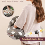 Momcozy Adjustable Nursing Pillow, Grey