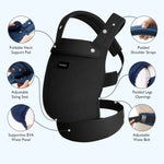 Momcozy Air Mesh Baby Carrier, Black