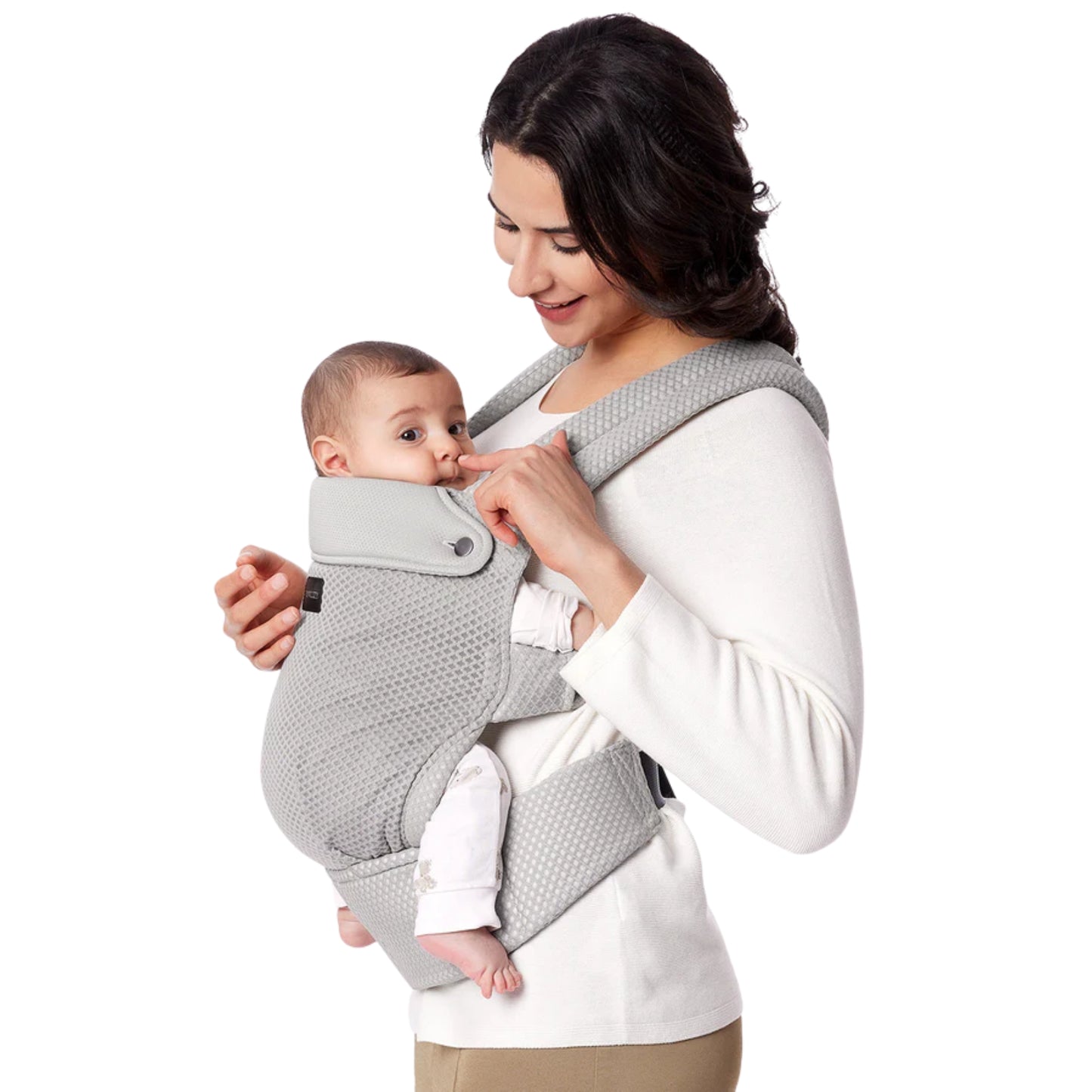 Momcozy Air Mesh Baby Carrier, Grey