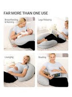 Momcozy J-Shaped Maternity Pillow