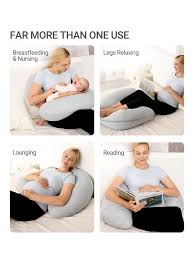 Momcozy J-Shaped Maternity Pillow