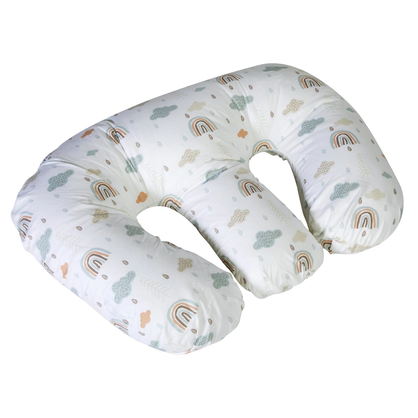 Cuddles Collection Twin Nursing Pillow, Rainbow
