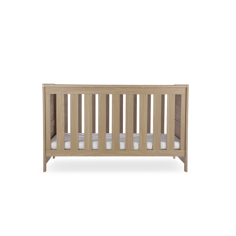 CuddleCo Burford Cot Bed, Oak