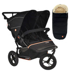 Out n About Nipper V6 Double Pushchair + FREE Summit Footmuff