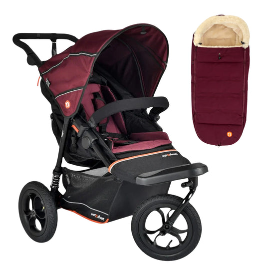 Out n About Nipper V6 Pushchair + FREE Summit Footmuff