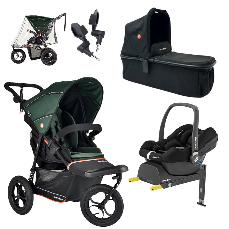 Out n About Nipper V6 Newborn Switch Bundle - with Maxi Cosi Cabriofix