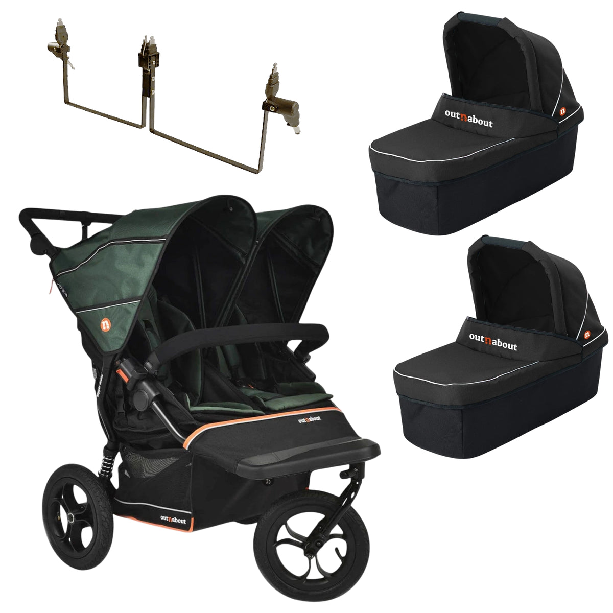 Out n About Nipper V6 Double - Twin Bundle