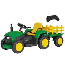 Peg Perego 12v John Deere RC Tractor & Trailer