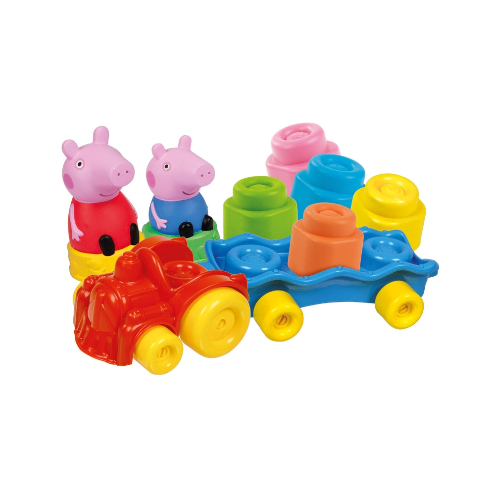 Clementoni, Soft Clemmy Peppa Pig Soft Blocks Train Set