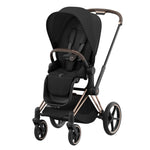Cybex 2025 Priam & Carrycot, Sepia Black/Rose Gold