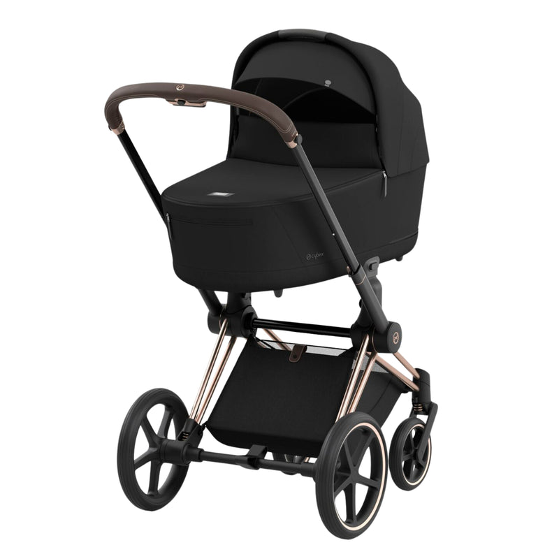Cybex 2025 Priam & Carrycot, Sepia Black/Rose Gold