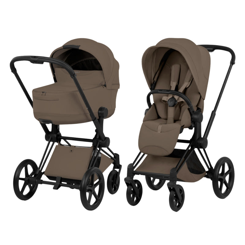 Cybex Priam Comfort incl. Foldable Carrycot, Matt Black