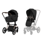 Cybex Priam Comfort incl. Foldable Carrycot, Rose Gold