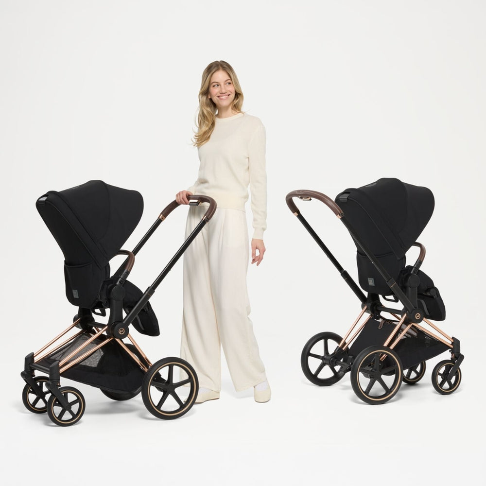 Cybex Priam Comfort incl. Foldable Carrycot, Rose Gold