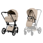 Cybex Priam Comfort incl. Foldable Carrycot, Matt Black