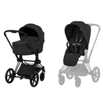 Cybex Priam Comfort incl. Foldable Carrycot, Matt Black
