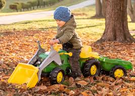 Rolly Kid John Deere Tractor, Front Loader & Trailer