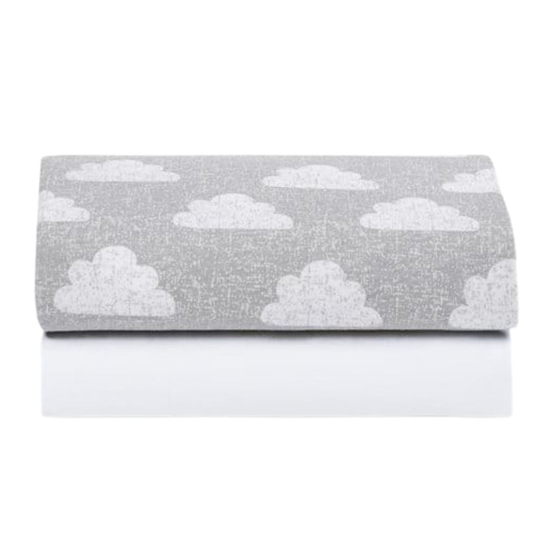 Snüz 2pc Crib Sheets, Clouds