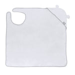 Shnuggle Wearable Towel With Ears, White