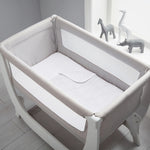 Shnuggle Air Crib Bedding Set, Grey