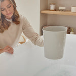 Shnuggle Ellie Bath Toy Storage Bin, Taupe
