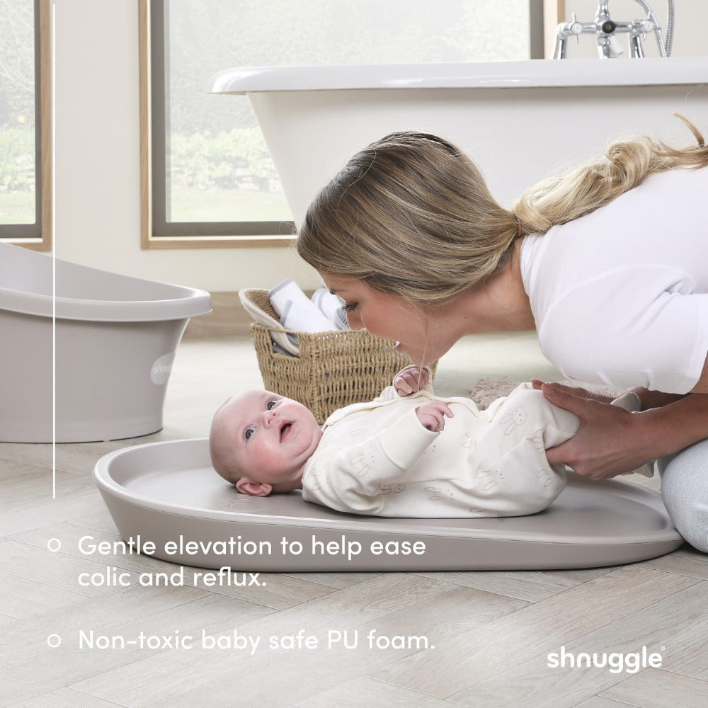 Shnuggle Squishy Changing Mat, Taupe