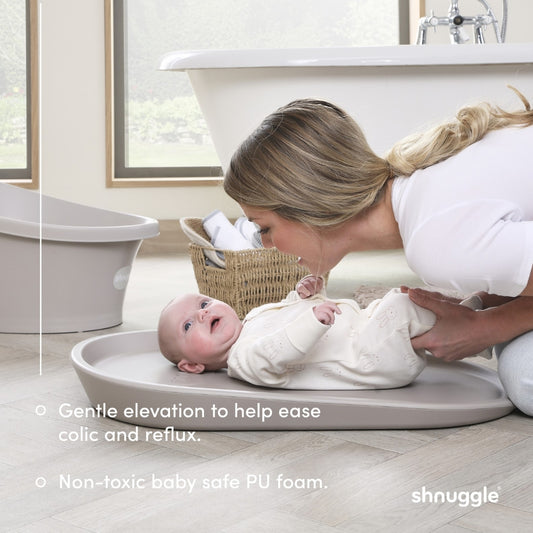 Shnuggle Squishy Changing Mat, Taupe