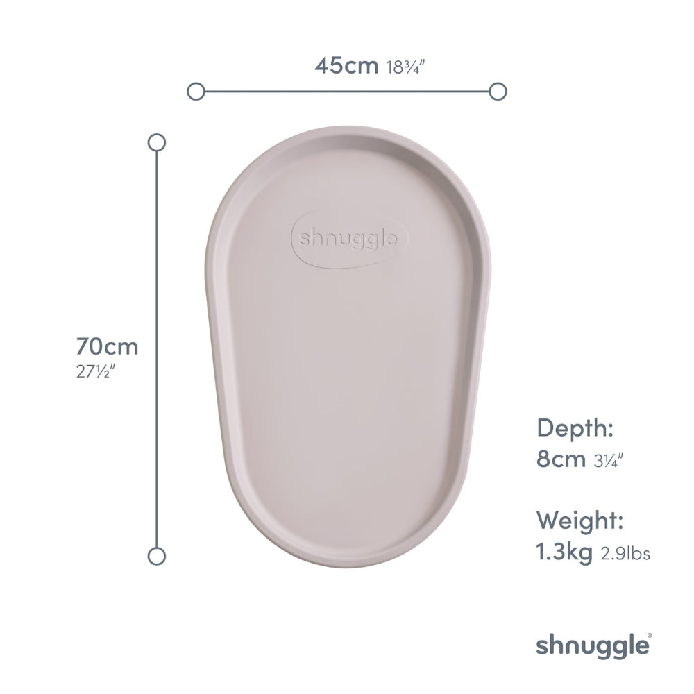 Shnuggle Squishy Changing Mat, Taupe