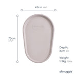 Shnuggle Squishy Changing Mat, Taupe