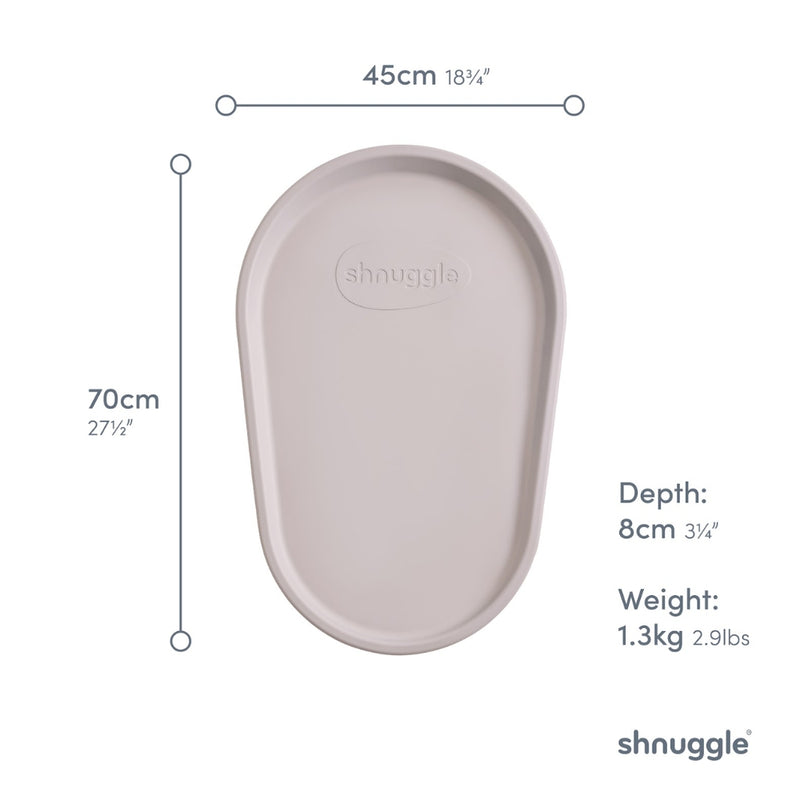 Shnuggle Squishy Changing Mat, Taupe