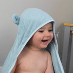 Shnuggle Wearable Towel With Ears, Blue