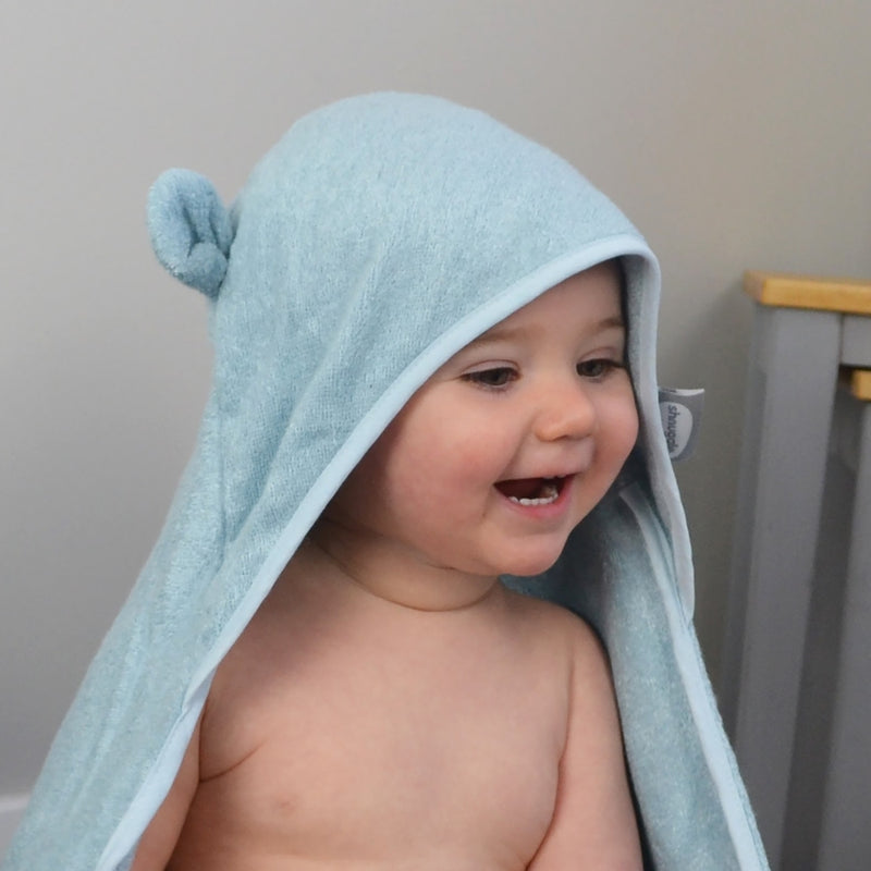 Shnuggle Wearable Towel With Ears, Blue