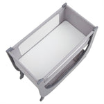 Shnuggle Air Lite Bedside Crib, Grey