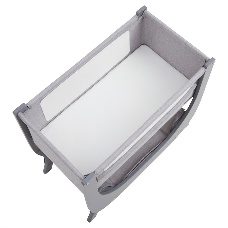 Shnuggle Air Lite Bedside Crib, Grey