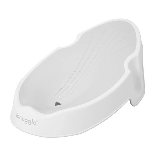 Shnuggle Newborn Bath Support, White/Grey