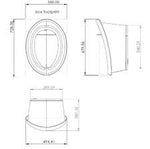 Shnuggle Toddler Bath, Taupe