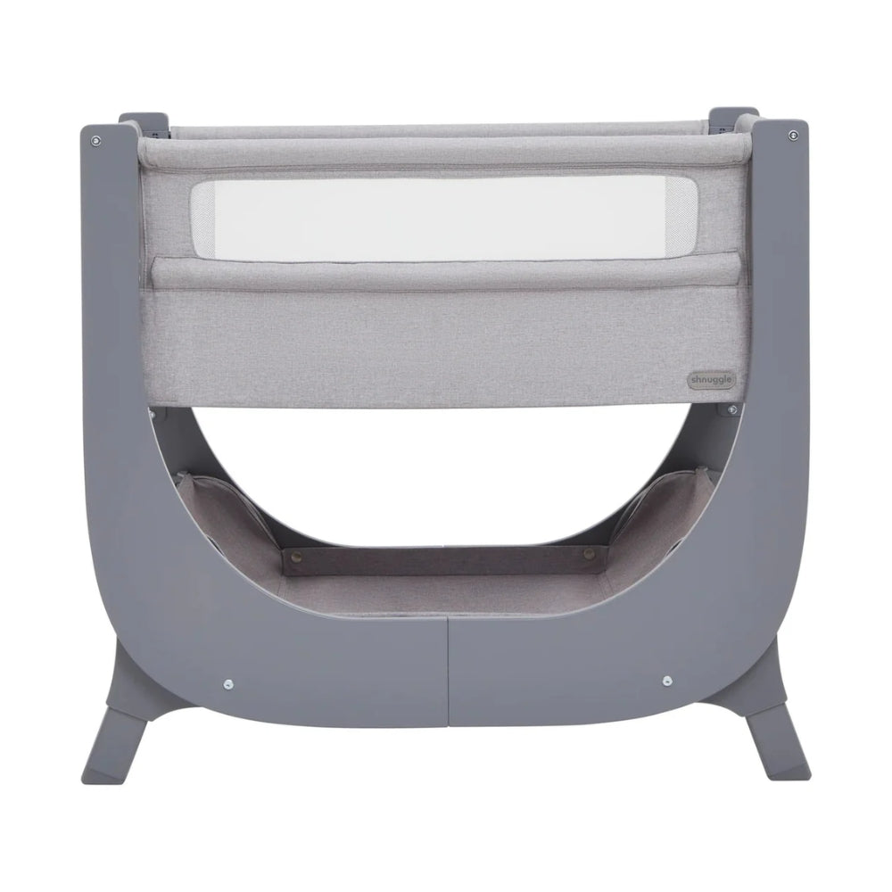 Shnuggle Air Lite Bedside Crib, Grey