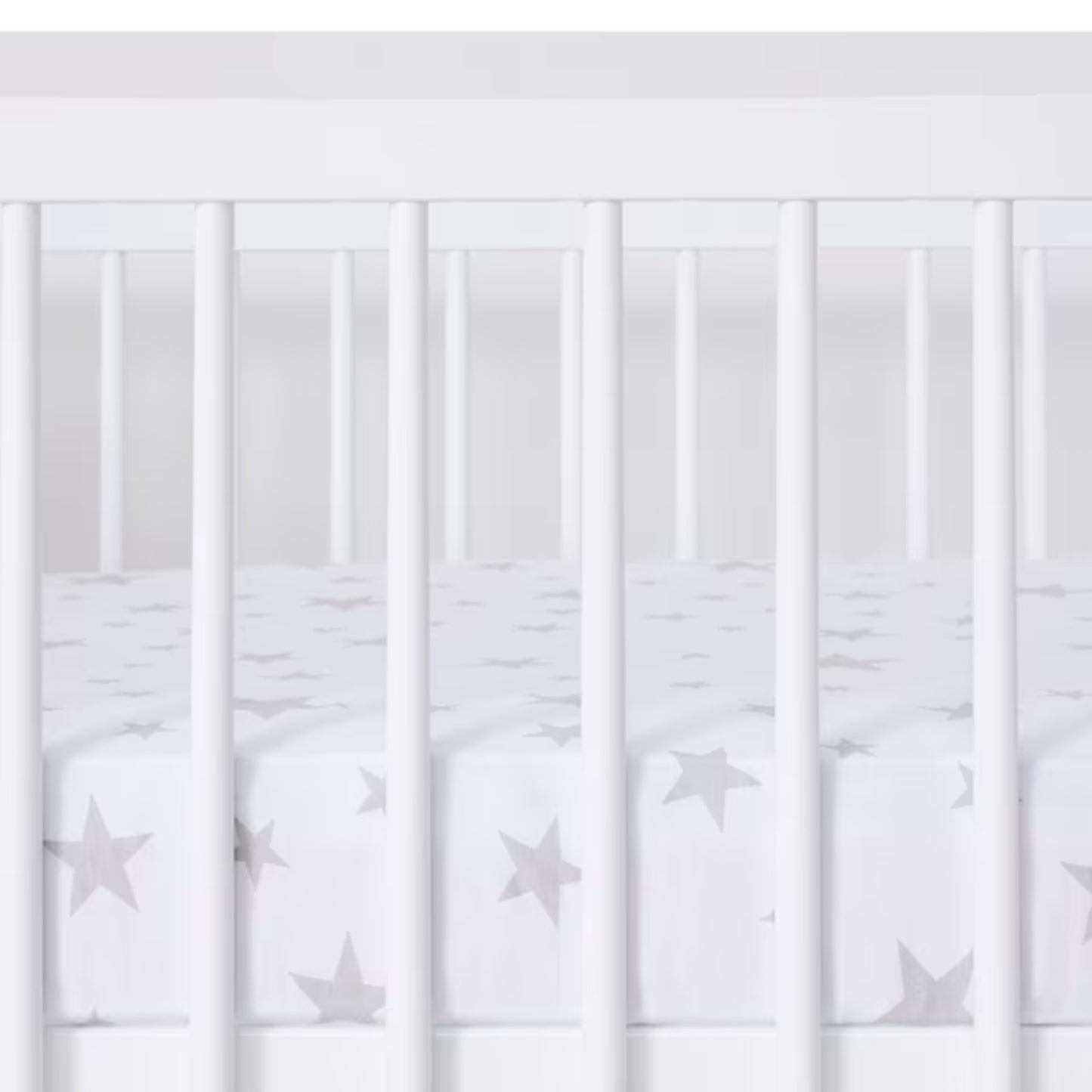Snüz 2pc Cot/Cotbed Sheets, Grey Star
