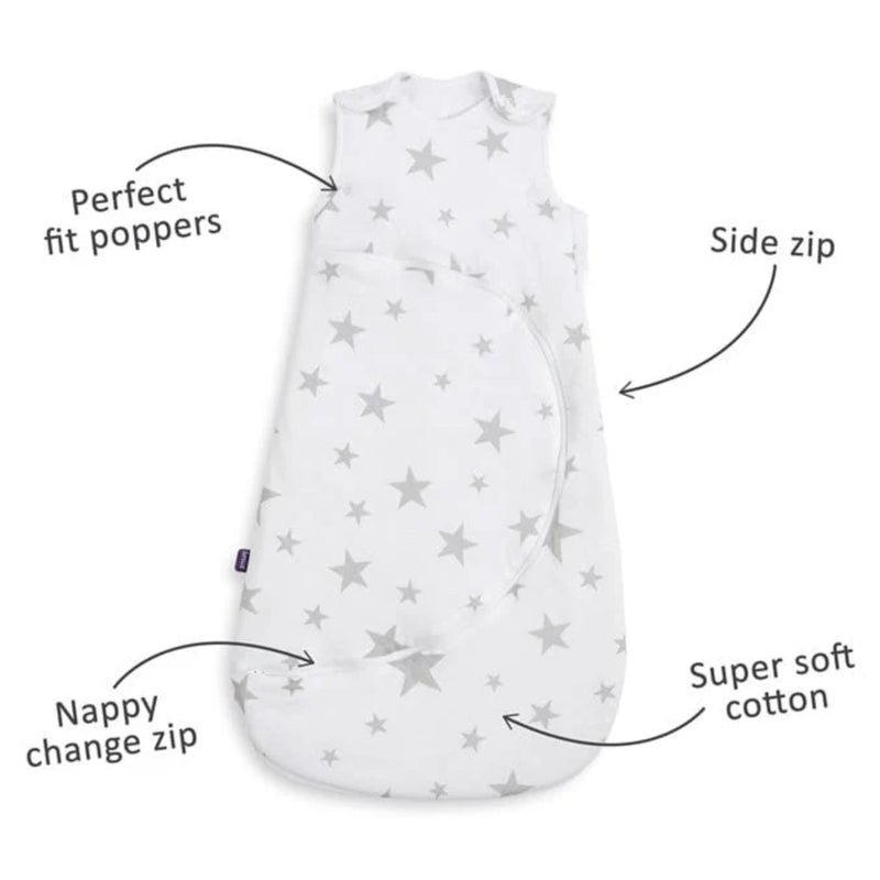 SnuzPouch 2.5TOG Sleep Bag (0-6m) - Grey Star