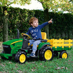 Peg Perego 12v John Deere RC Tractor & Trailer