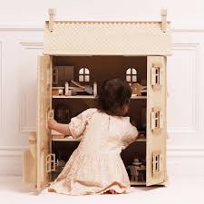 Le Toy Van The Grand Natural Wood Dolls House