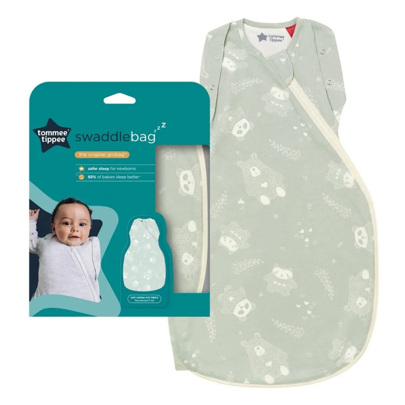 Tommee Tippee 2.5TOG Swaddle Bag in Woodland, 3-6m