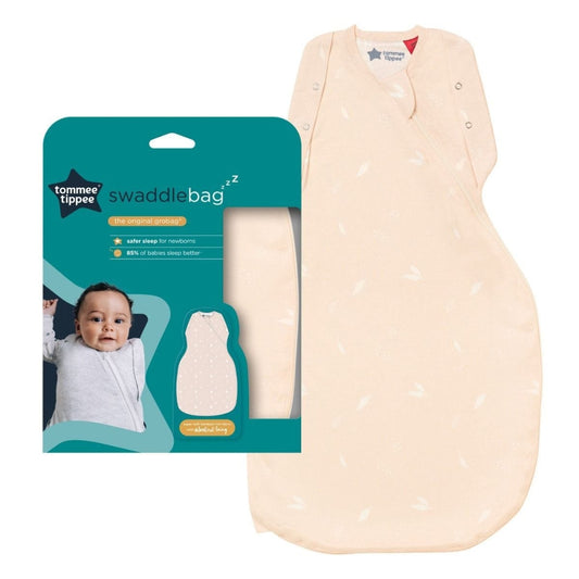 Tommee Tippee 2.5 TOG Swaddle Bag in Pink Petal, 3-6m