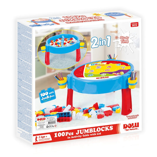 Dolu 100-Piece Jumblocks Activity Table
